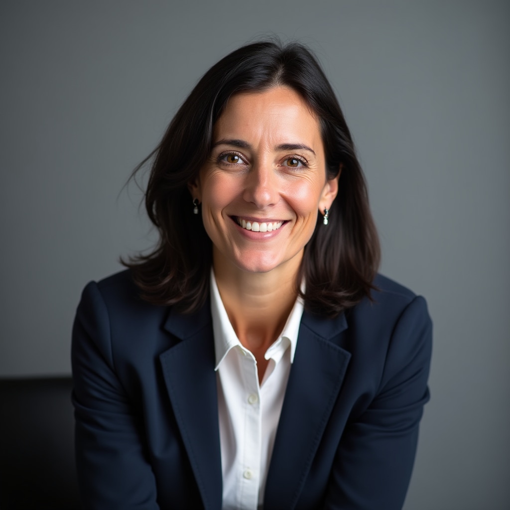 Ritratto professionale per profilo LinkedIn su sfondo scuro